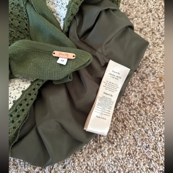 JOHANNA ORTIZ Vintage Affair Twist-Bustier Striped Pointelle Maxi Dress 
Medium - Picture 11 of 12